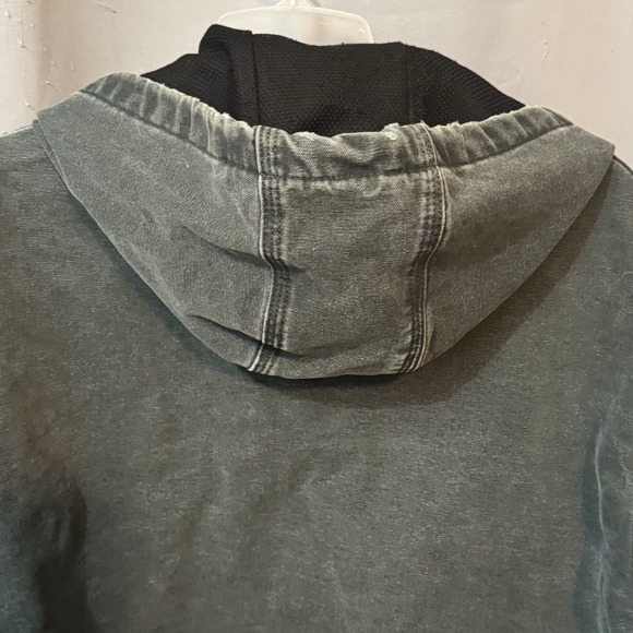 Carhartt Rare Vintage Size XL Jacket J150 Hunter Green Faded Rugged Heavy Grunge - Picture 11 of 16